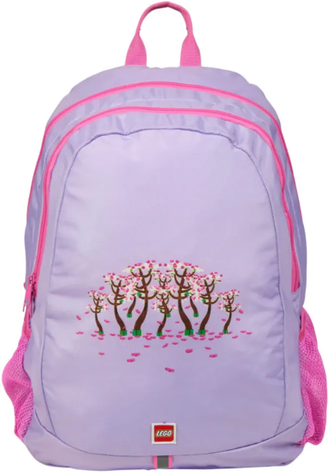 LEGO Rucsac scoala LEGO Core Line - design Purple Cherry Blossom