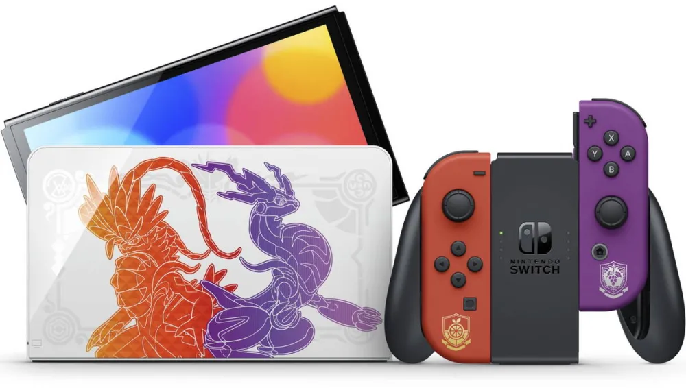 Consola jocuri NINTENDO Consola Nintendo Switch OLED - Pokemon Scarlet & Violet Edition