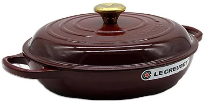 Le Creuset Signature Cast Iron Shallow Casserole 30cm rhone (21180309494441)