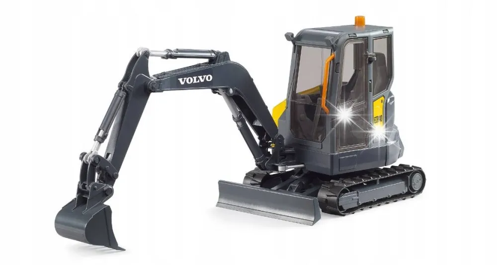 Masina BRUDER Utilaj de constructie de jucarie, Bruder, excavator compact ECR40, 24x12x15cm