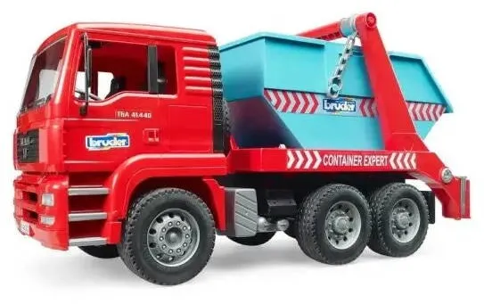 Masina BRUDER Camion de jucarie Bruder MAN TGA cu container, 4 ani+