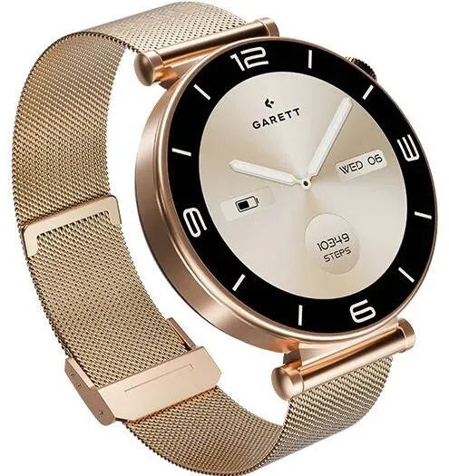 Smartwatch Garett Rose Gold Mesh