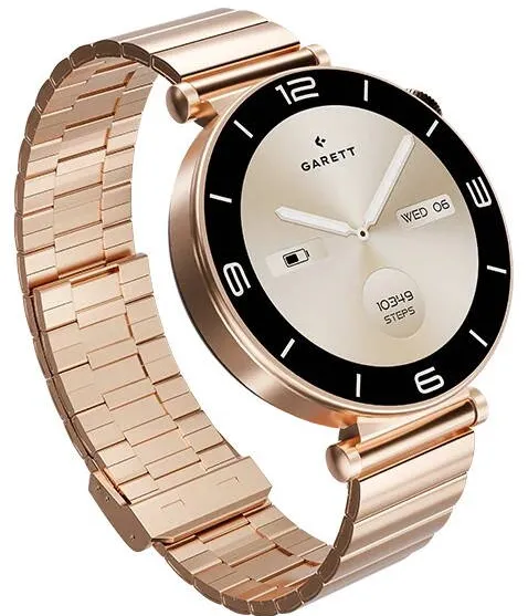 Smartwatch Garett ROSE GOLD STEEL