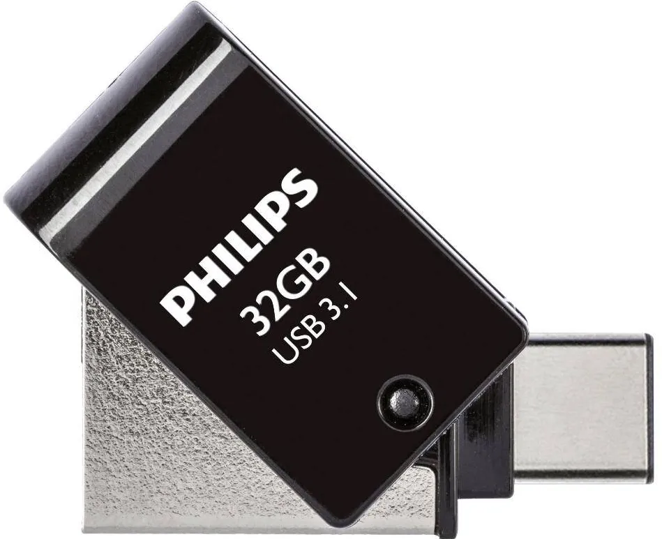 Memorie USB Philips Stick USB 2-in-1 Philips 32GB USB 3.1, USB-C