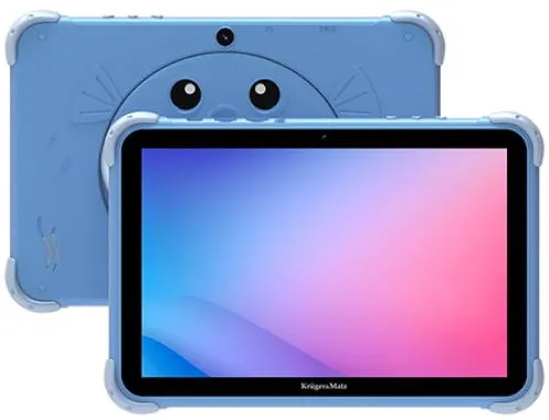 Tableta Kruger&Matz Tableta Kruger&Matz FUN 1008, Procesor Unisoc Tiger T310 Quad-Core, Ecran IPS 10.1", 4GB RAM, 64GB Flash, 5MP, Wi-Fi, Bluetooth, 4G, Android Albastru