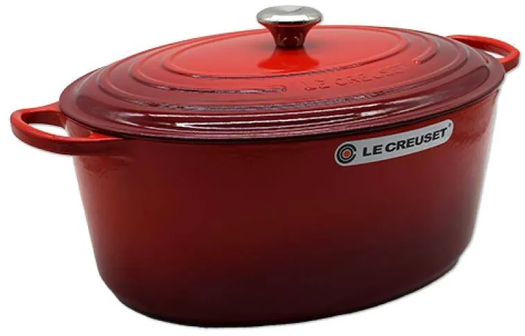 Le Creuset Oala Signature oval 21178400602430, 40cm cherry red