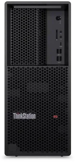 Sistem desktop Lenovo Desktop PC Lenovo ThinkStation P3 G2, Intel Core Ultra 9, 64GB, 1TB SSD, Black
