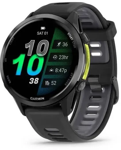 Smartwatch Garmin Garmin Forerunner 970 3.56 cm (1.4") AMOLED Digital 454 x 454 pixels Touchscreen Black, Yellow Wi-Fi GPS (satellite)