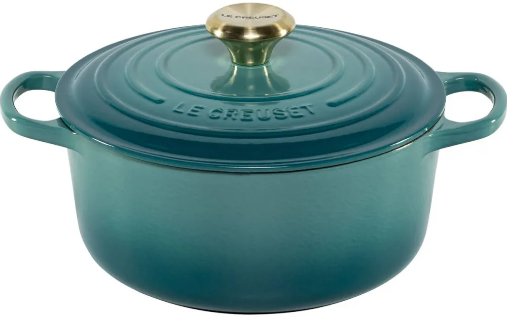 Le Creuset Oala Signature 24 cm, Riviera albastra