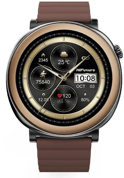 Smartwatch HiFuture Aurora Amoled AI brown