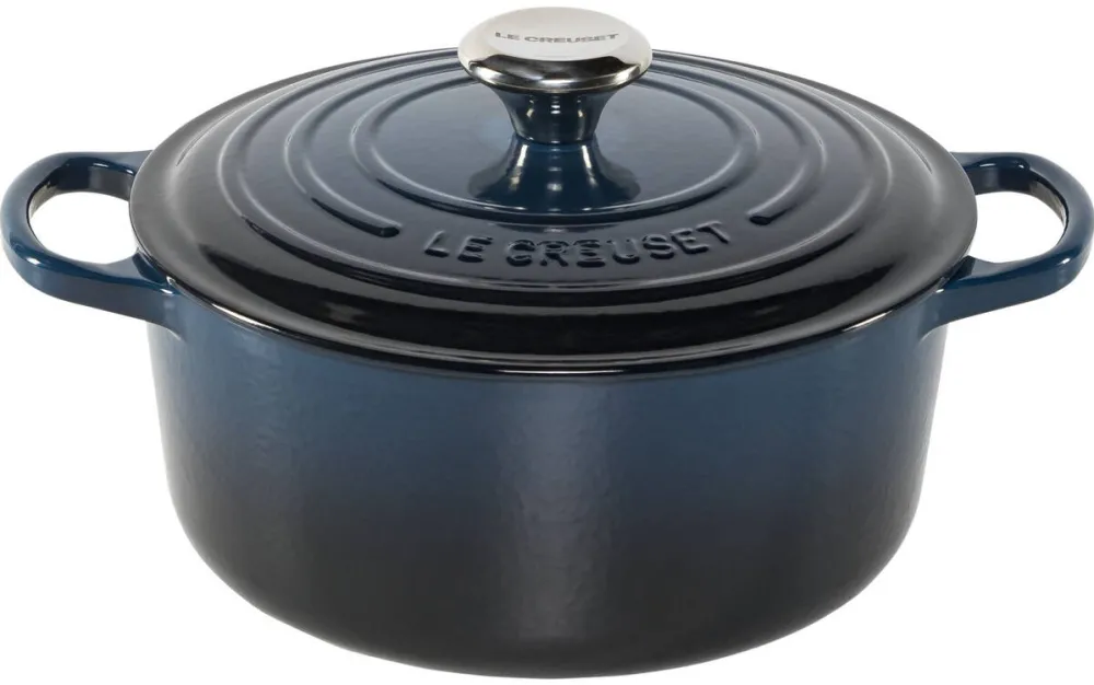 Le Creuset Oala Signature, rotunda, 24 cm, nuit