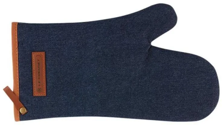 Le Creuset Textile Ovenglove denim dark blue (45100327760800)