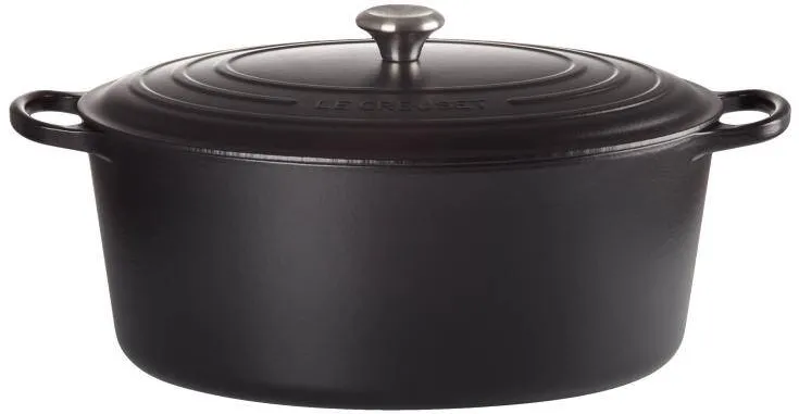Le Creuset Signature Roaster oval 40cm black Schwarz (21178400000430)