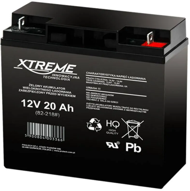 Blow Gel Baterie 12V 20Ah XTREME