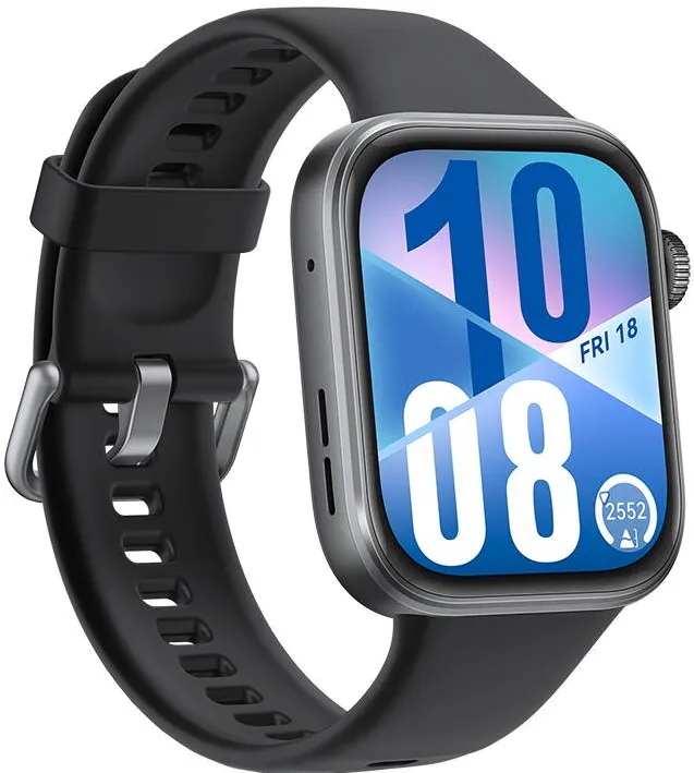 Smartwatch Huawei Fit 4 Negru, Curea Fluoroelastomer Negru