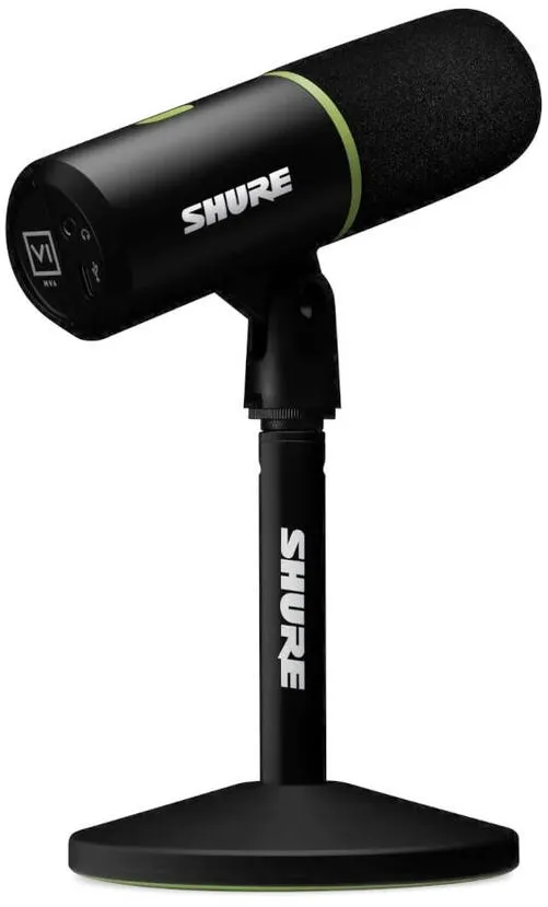 Microfon Shure Microfon dinamic Shure MV6, USB-C, cardioid, 169x51x295mm, pentru gaming si streaming
