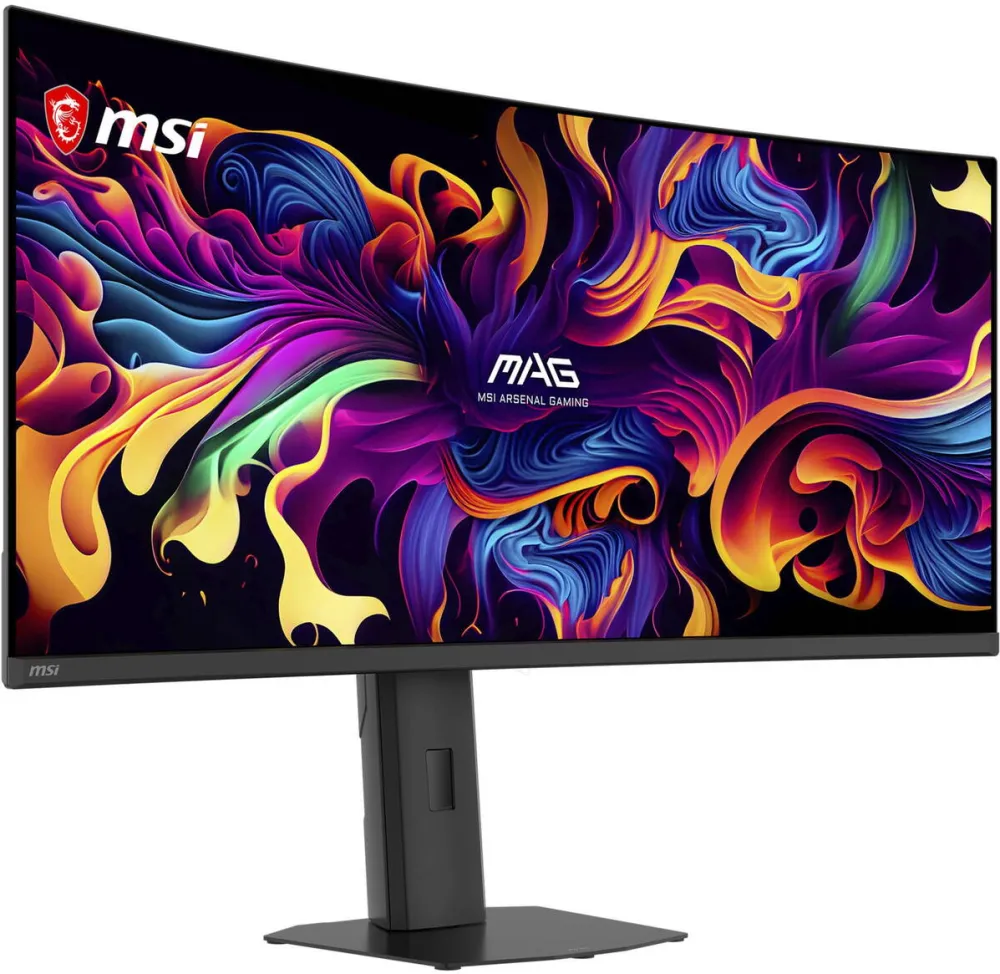Monitor MSI MAG 341CQPDE QD-OLED X28 (86.8 cm (34 inch), black, UWQHD, curved, USB-C, HDMI, DP, 280Hz panel)