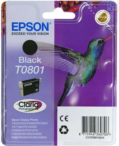 Cartus Imprimanta Epson BLACK C13T08014011 7,4ML ORIGINAL STYLUS PHOTO R265