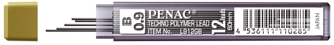 Penac Mine pentru creion mecanic 0,9mm, 12/set, Penac - HB