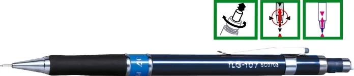 Creion mecanic Penac TLG-107 0.7 mm inel albastru