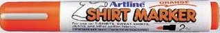 Artline T-Shirt marker Artline, corp plastic, varf rotund 2.0mm - portocaliu
