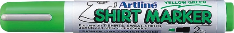 Artline T-Shirt marker Artline, corp plastic, varf rotund 2.0mm - vernil