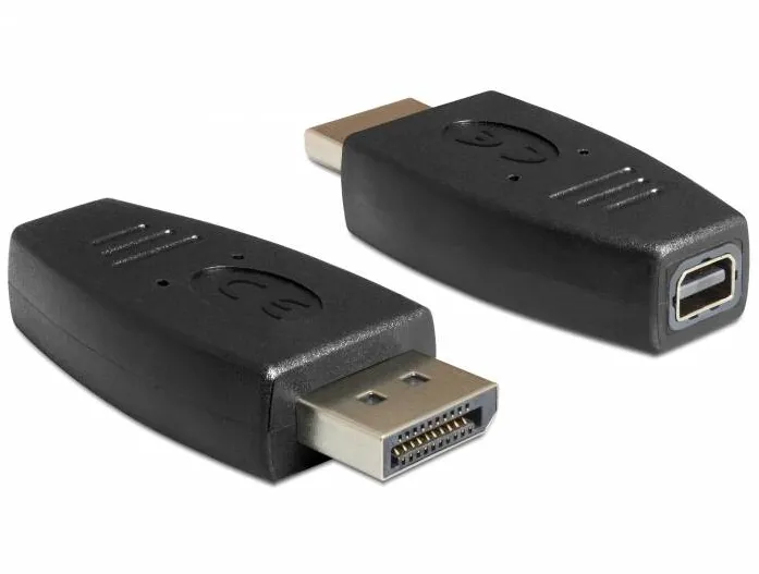 Adaptor DELOCK 65237, DisplayPort 1.2 male > DisplayPort mini female