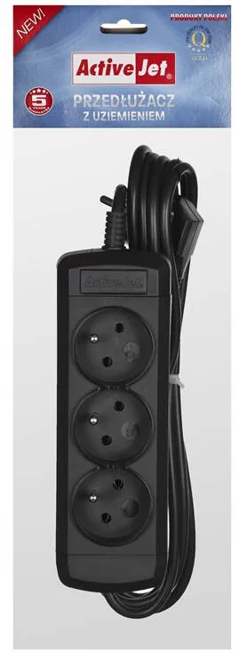 ACTIVEJET Priza/Prelungitor 3GNU-1,5M-C power strip with cord
