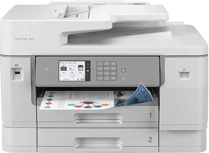 Imprimanta multifunctionala Brother MFC-J6955DW, InkJet, Color, Format A3, Duplex, Retea, Wi-Fi, Fax