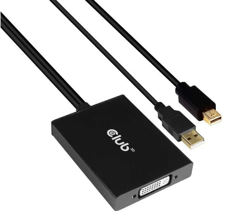 Adaptor CLUB 3D MiniDisplayport > DVI-D (Active Dual) St/Bu