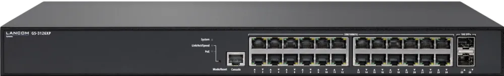 Switch LANCOM GS-3126XP L3-Lite PoE 24x 1G RJ45+2x 10G SFP+