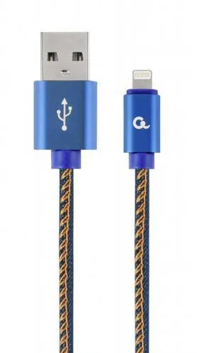 Gembird Cablu de date CC-USB2J-AMLM-2M-BL, 2m, Blue