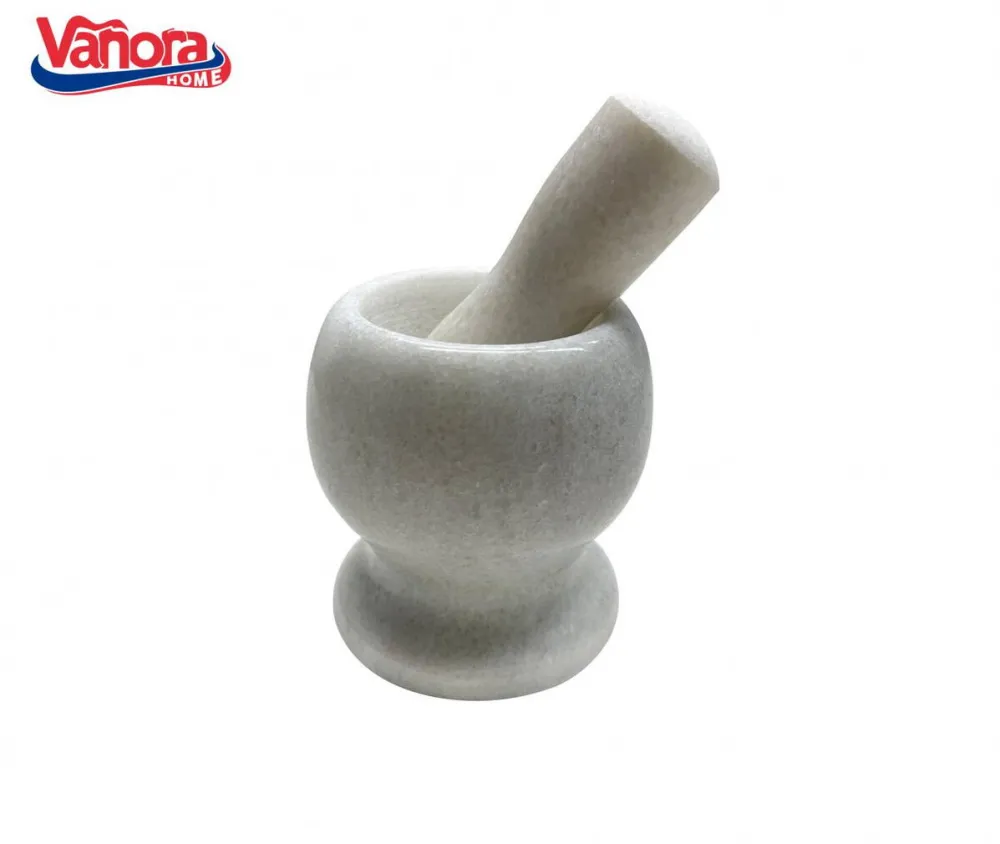 VANORA Mojar cu Pistil Marmura, dia 9.5 cm, alb