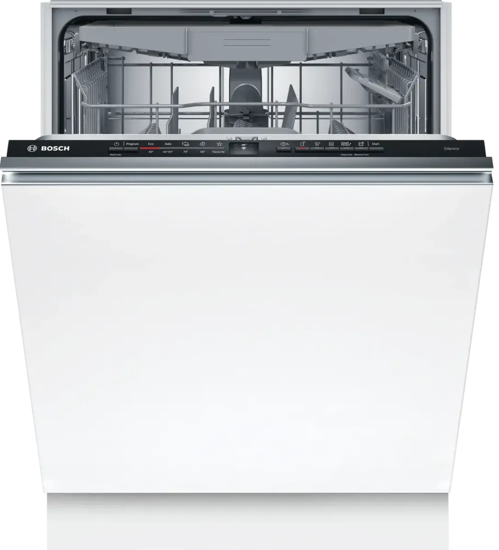 BOSCH Masina de spalat vase incorporabila Bosch SMV2HVX02E, 14 seturi, 5 programe, ExtraDry, Sistem Rackmatic, InfoLight, EcoSilence Drive, Tab-count, Home Connect, 60 cm, Clasa D