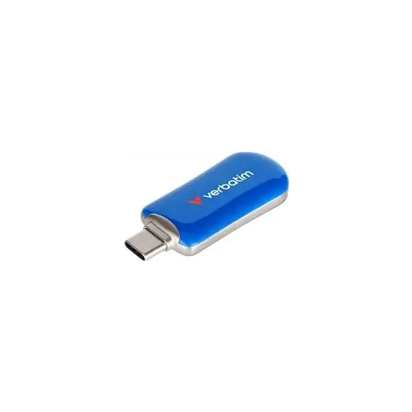 Memorie USB VERBATIM USB Flash Drive Verbatim, Plectra,128GB, USB-C, BLUSB 3.2 Gen 1