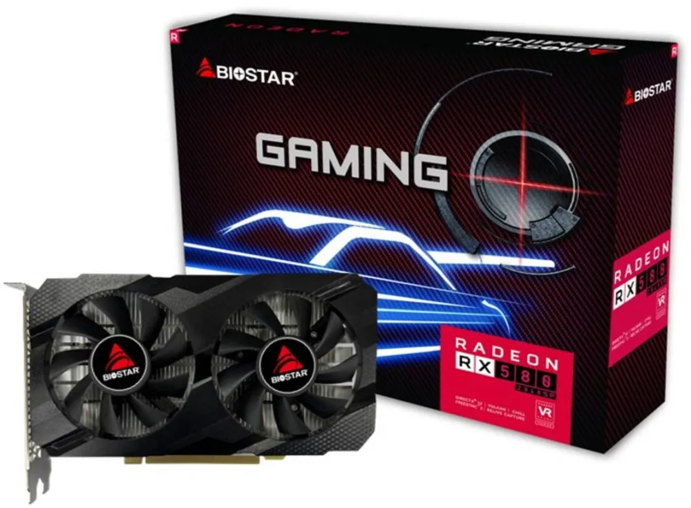 Placa Video Biostar Radeon RX580 2048SP 8 GB GDDR5