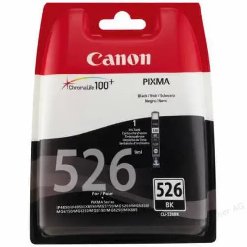 Cartus Imprimanta Canon Cartus cerneala Canon CLI-526B Black pt Canon Pixma Ip4850 / mg5150/ 5250 / 6150 / 8150