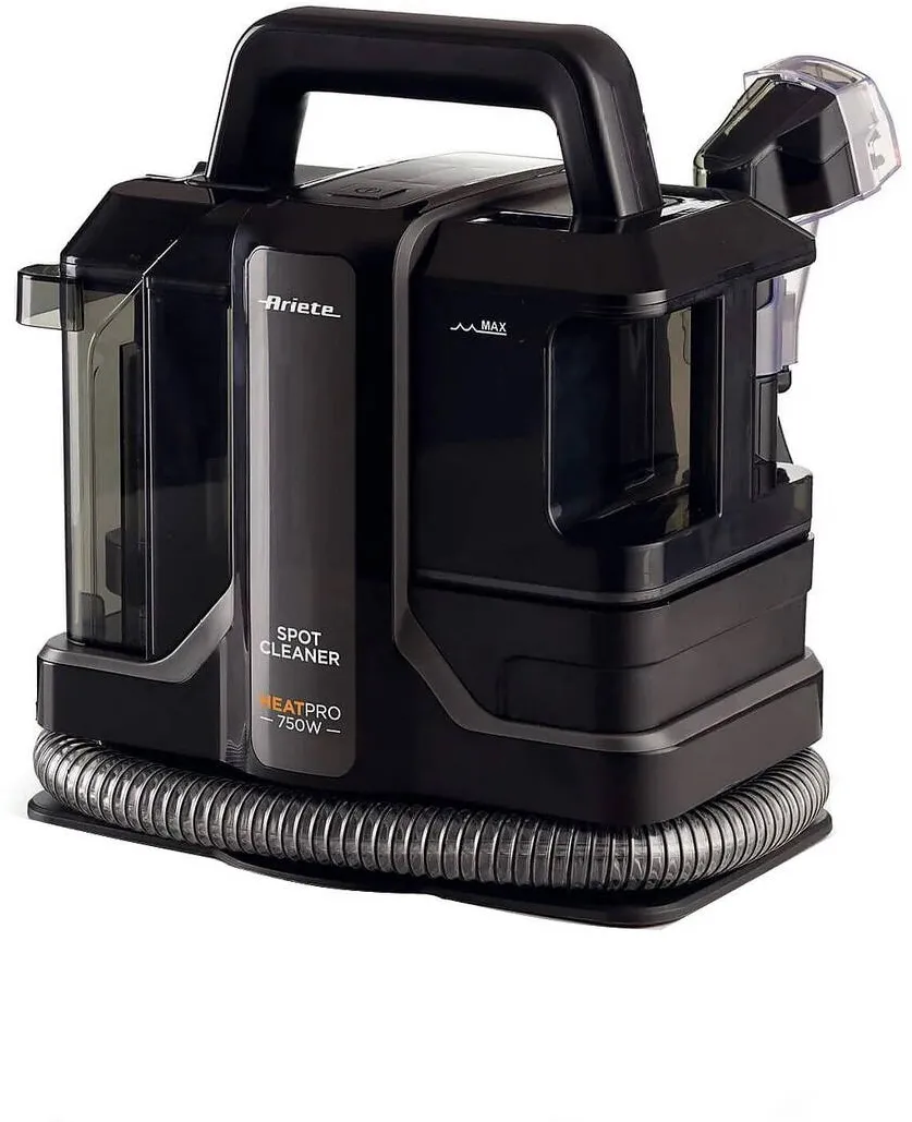 Aspirator Ariete Aspirator Portabil Ariete Spot Cleaner Heat Pro 750W pentru Pete Tapiterie, Mochete si Canapele, Negru