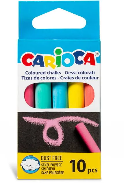 Carioca Creta colorat standard Carioca 10 buc/set