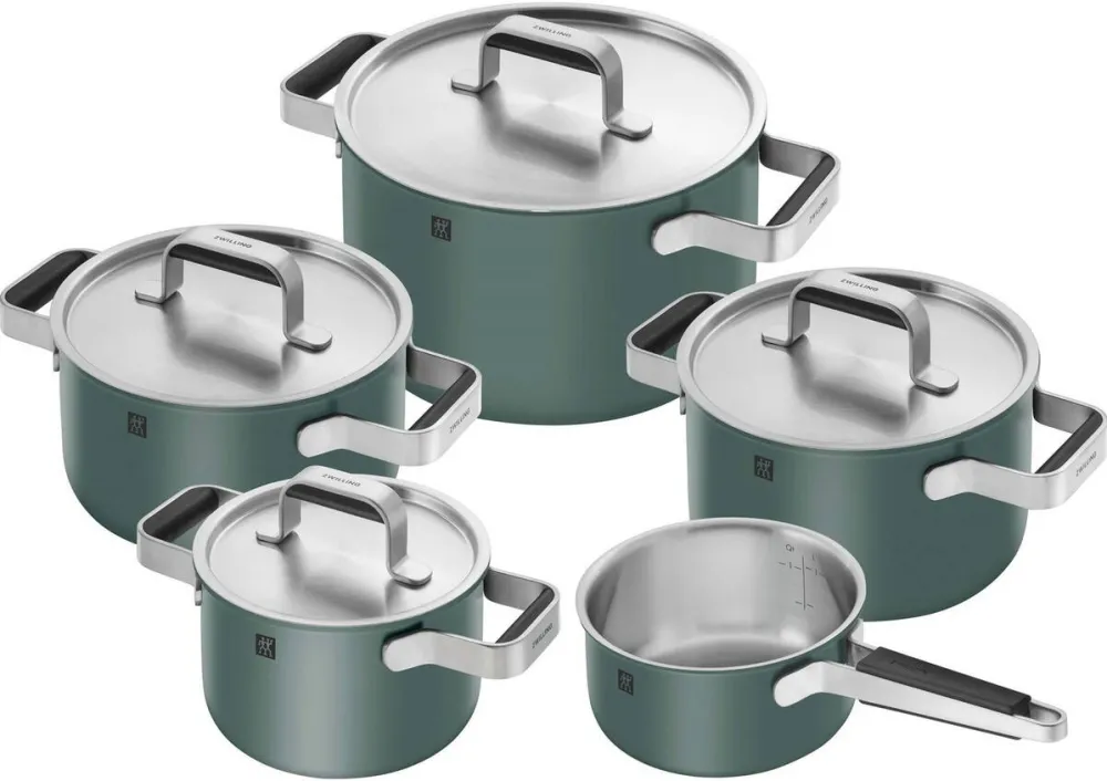 ZWILLING Set 5 oale Zwilling, Otel inoxidabil, Argintiu/Verde