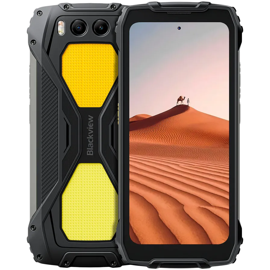 Smartphone Blackview BV7300 LTE 6.67" HD+IPS 720x1604 90Hz Corning 5th MT6769V Octa-core 2.0GHz 6+256GB CAM Front 32MP Rear 50+20MP Night vision IP68/IP69K/MIL-STD-810H NFC 15000mAh NO Charger Dual Camping lights Black