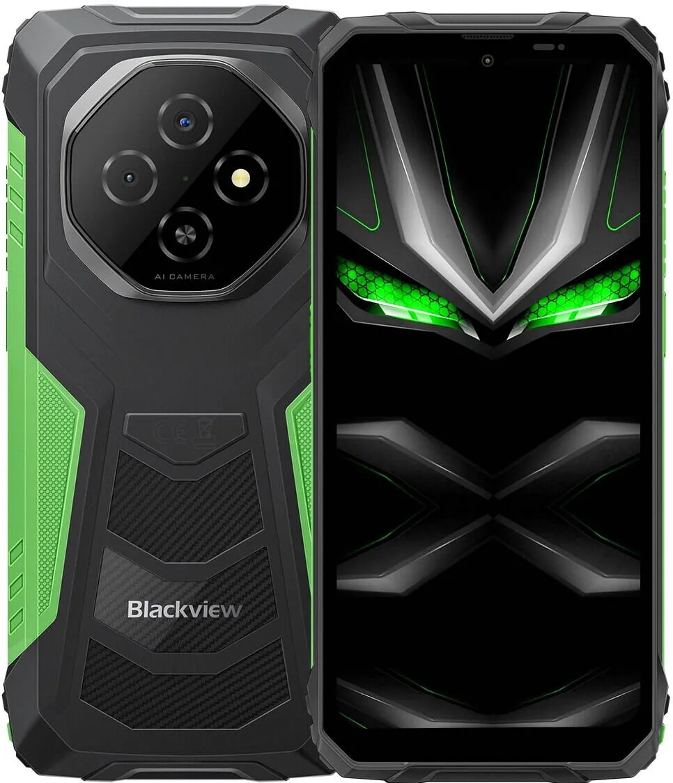 Smartphone Blackview Telefon mobil Blackview Fort 1, 4G, 6+12GB RAM, 256GB, 6.56'', Verde/Negru