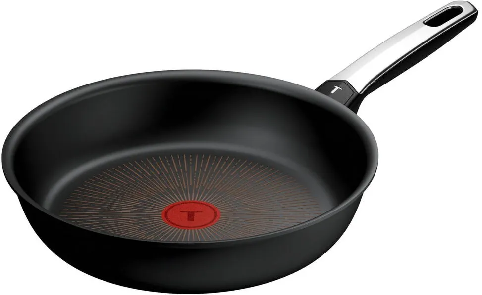 TEFAL Tigaie Tefal Excellence, 26 cm, inductie, invelis antiaderent, indicator Thermo-Signal, aluminiu, negru