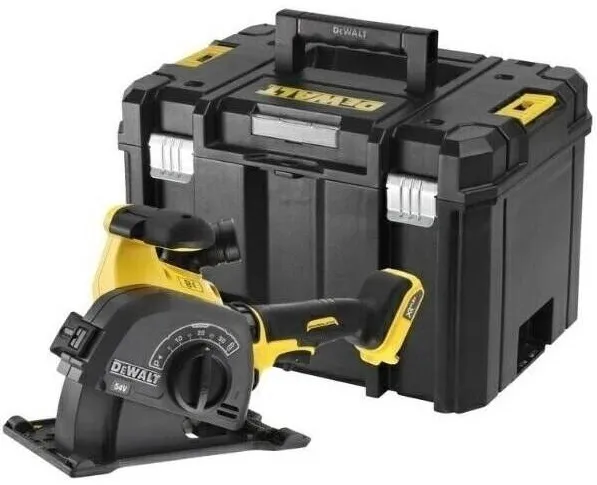 DeWalt Fierastrau electric DeWALT FLEXVOLT 54V 125mm, 2 discuri diamantate, cutie TSTAK, 3 distantiere