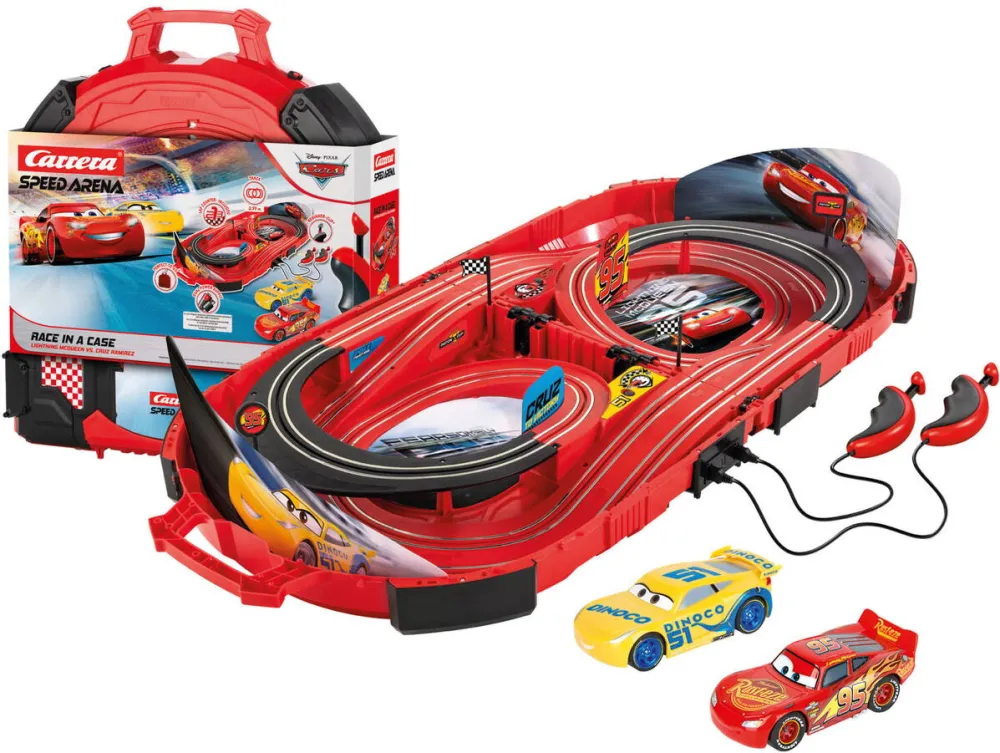 Masina Carrera Speed Arena Disney Pixar Cars, racetrack