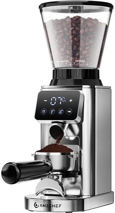 AMZCHEF Rasnita de cafea AMZCHEF CE-CG209-SV (argintie)