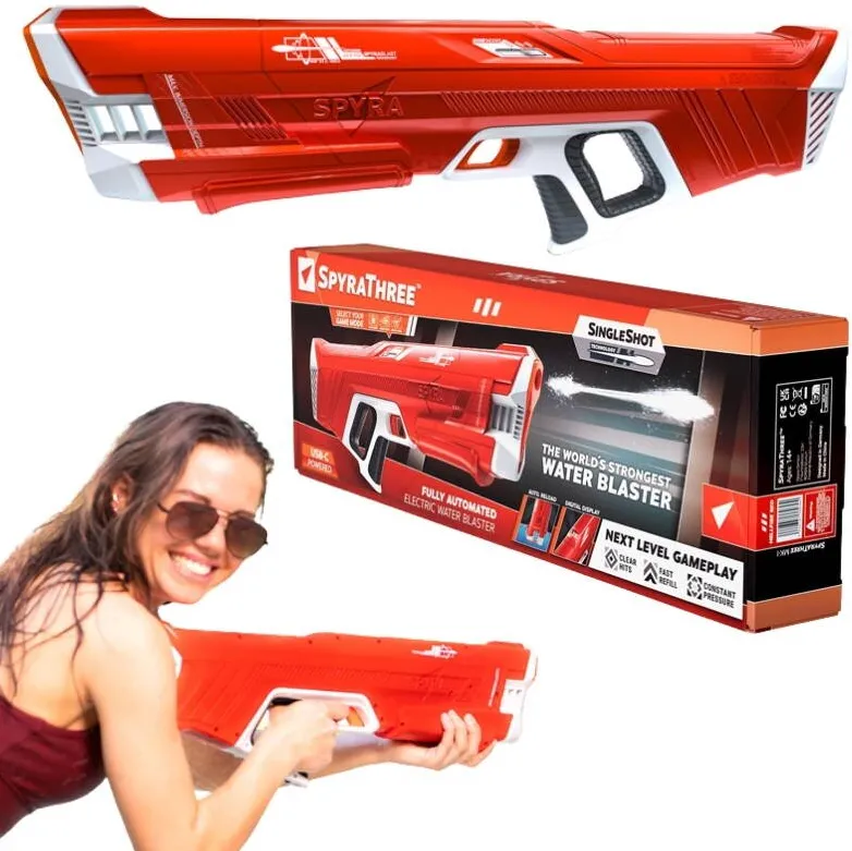 Pistol cu apa Spyra Trei SP32R 30 cm rosu