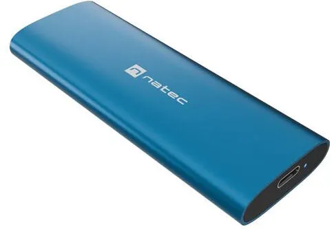 Rack Natec External SSD enclosure RHINO M.2 NVME USB-C 3.2 horizon blue