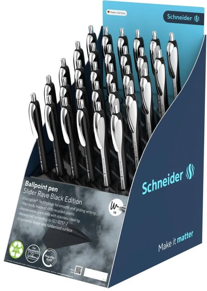 Schneider Display SCHNEIDER Slider Rave XB, 30 pixuri - (20 x black, 10 x white/black)
