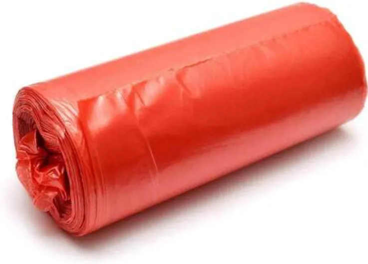 Sipeko Saci menajeri super rezistenti LDPE, 240L, 95 x 140cm, 28 microni, 10buc/rola, Sipeko - rosii